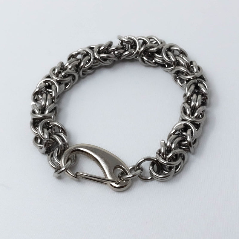 Sarah Troy Chunky Chrome 8" Bracelet - August Shop