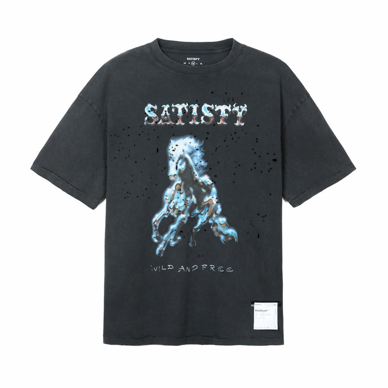 Satisfy Men's MothTech T-shirt 11006-00A16 (Aged Black) - August Shop
