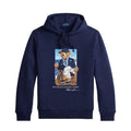 SEASONAL FLEECE KNIT BEAR SWEATSHIRT NAVY