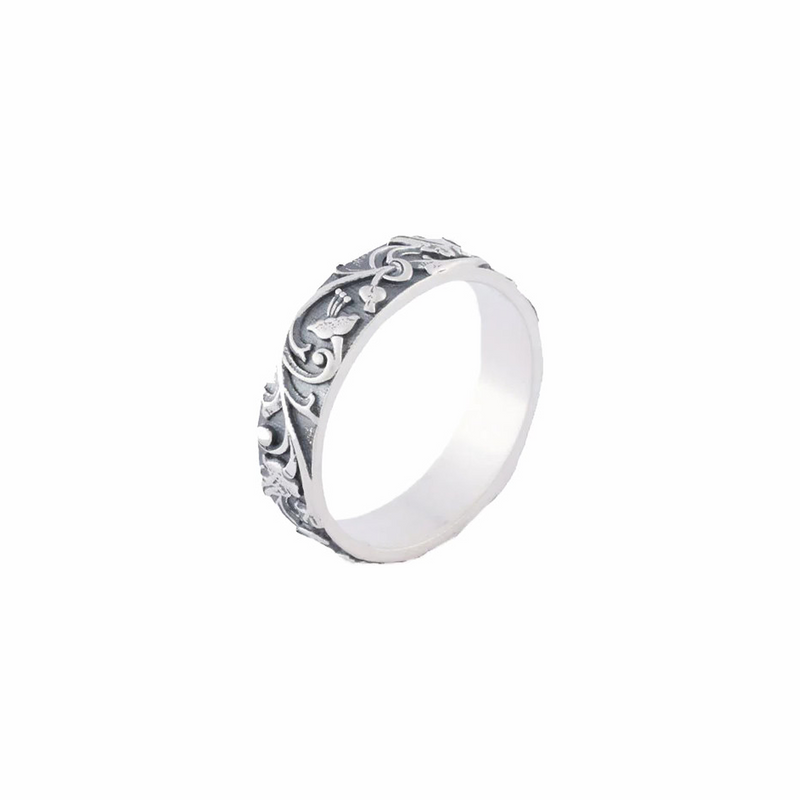 Serge DeNimes Silver Pergola Ring (Silver) - August Shop