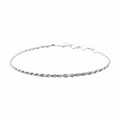 Serge DeNimes Silver Rope Bracelet (Silver) - August Shop