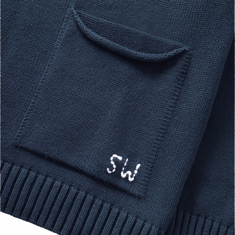 Service Works Mock Smock Sweater (Navy) - August Shop