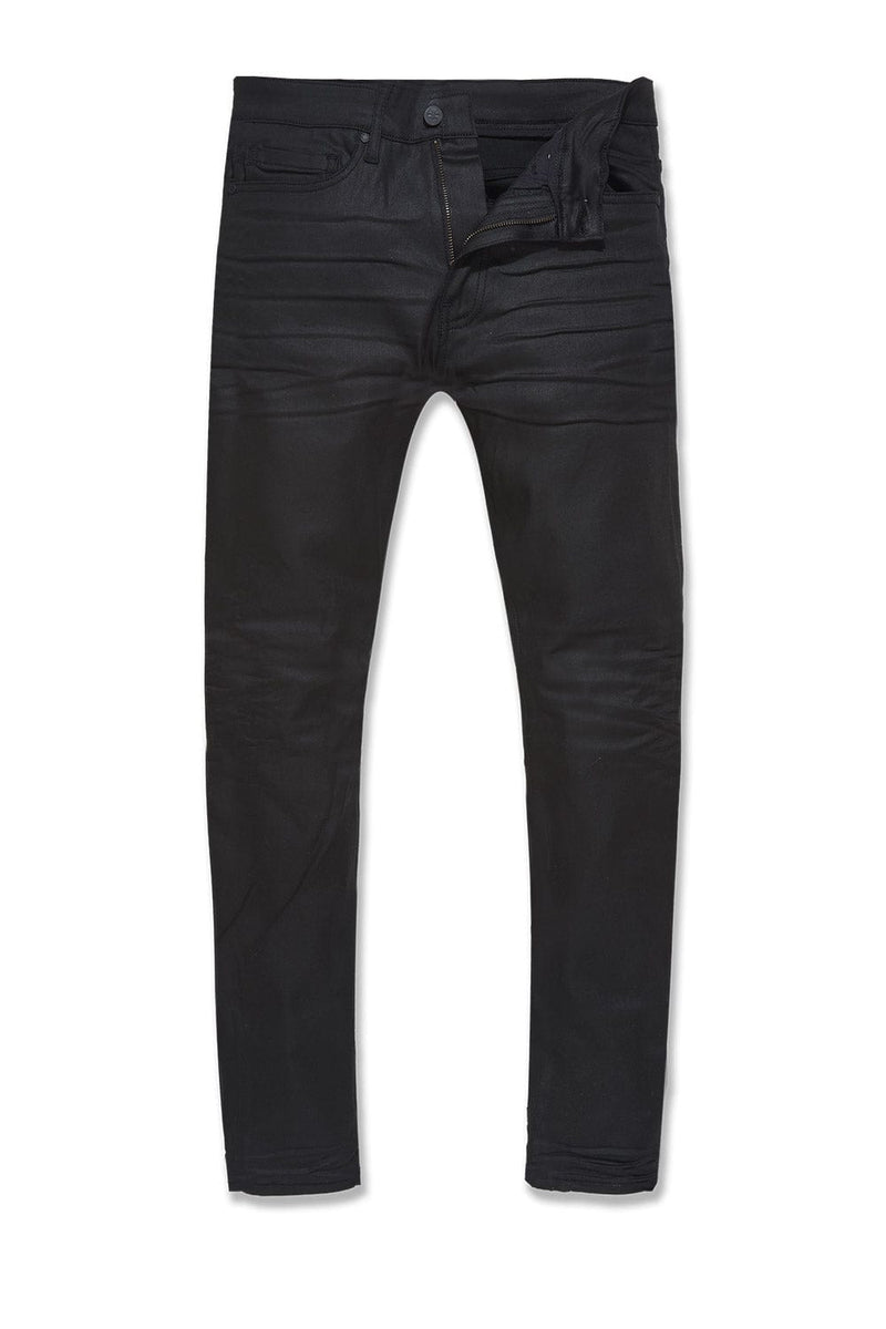 SLIM TAPER FIT - SMOOTH CRIMINAL DENIM (JET BLACK) - SEAN COLLECTION