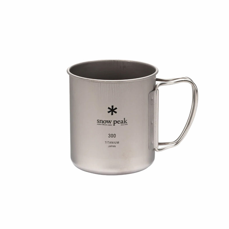 Snow Peak Ti-Single Wall 300 Cup (Silver) - August Shop