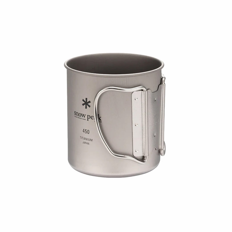 Snow Peak Ti-Single Wall 450 Cup (Silver) - August Shop