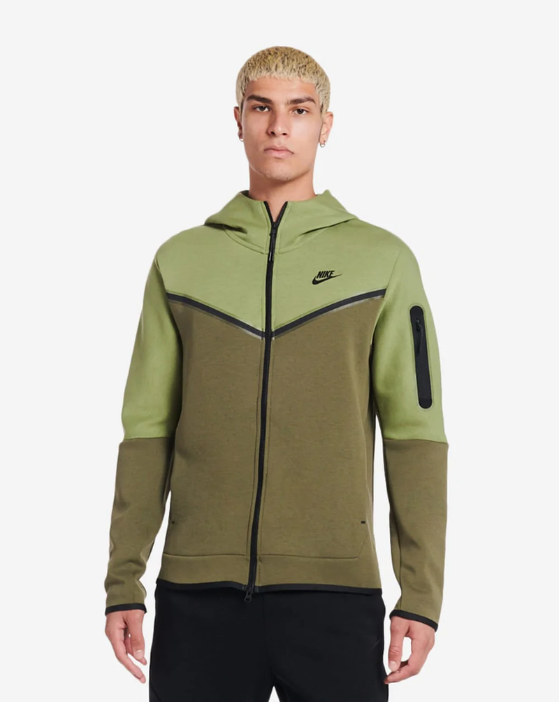 Sportswear Alligator/Medium Olive/Black Tech Fleece Full-Zip Hoodie
