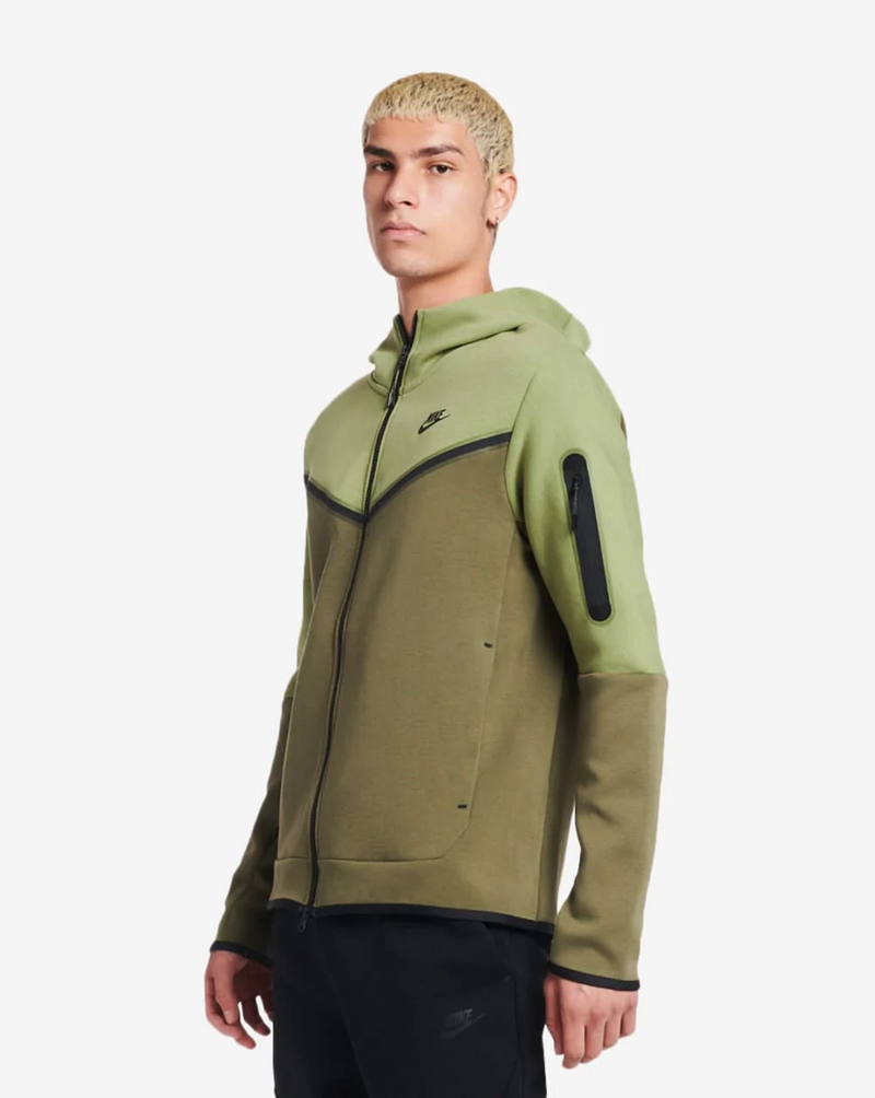 Sportswear Alligator/Medium Olive/Black Tech Fleece Full-Zip Hoodie