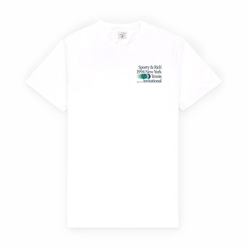 Sporty & Rich Men's Invitational T-Shirt (White) - August Shop