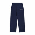 Sporty & Rich Men's Syracuse Wide Sweatpants (Dark Navy/Ecru) - August Shop
