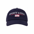 Sporty & Rich Nautical Hat (Dark Navy) - August Shop