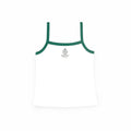 Sporty & Rich Women's Crown Tennis Pique Tank (White/Alpine) - August Shop