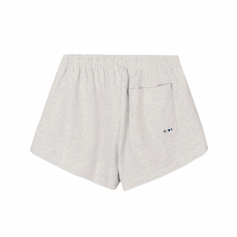 Sporty & Rich Women's Major League Disco Short (Heather Grey/Navy) - August Shop
