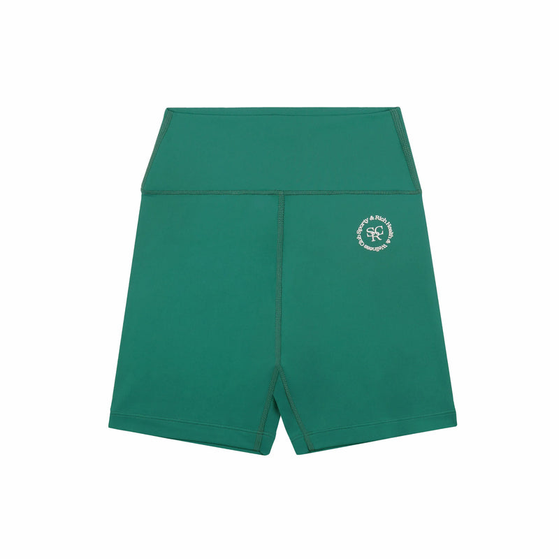 Sporty & Rich Women's SRHWC Biker Short (Alpine/White) - August Shop