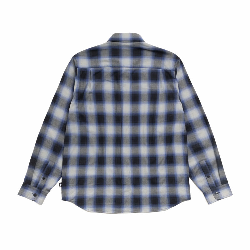 Stüssy Beach Ombre Plaid Shirt (Black) - August Shop