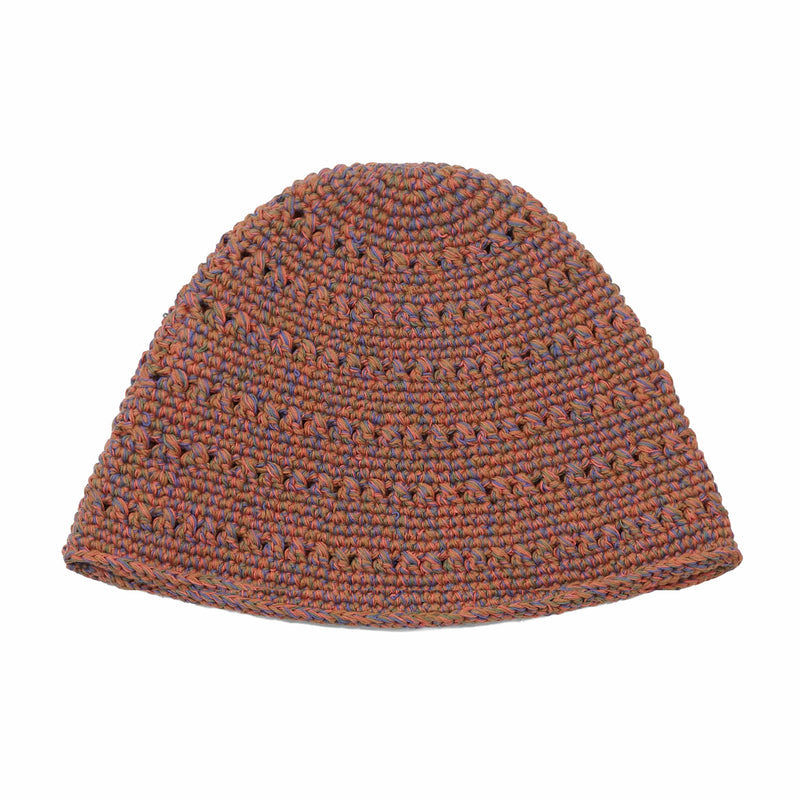 Stüssy Hemp Stock Knit Bucket Hat (Multi Brown) - August Shop