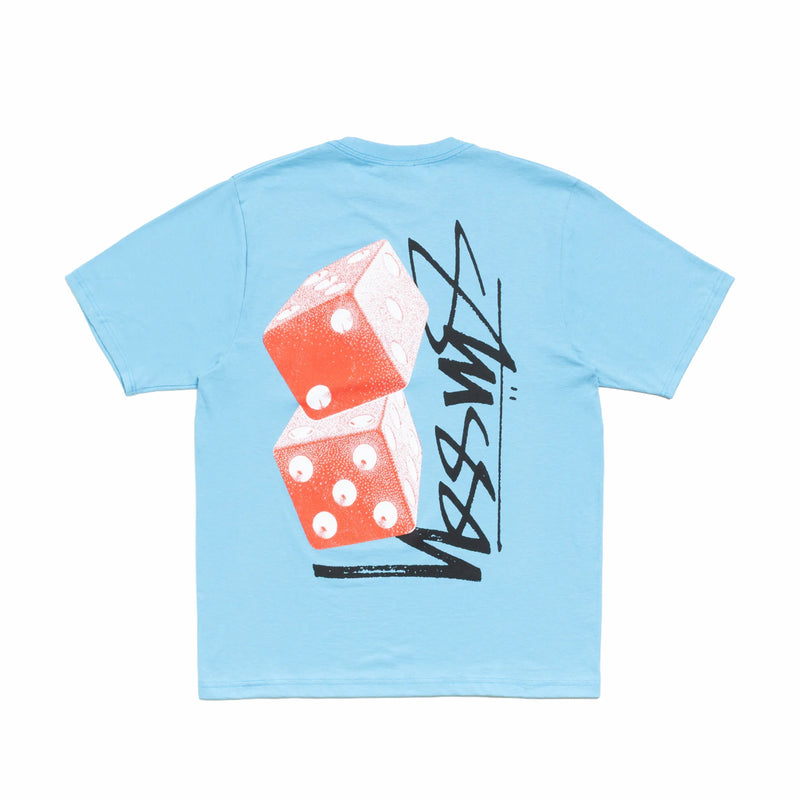 Stüssy Tall Dice Tee (Sky Blue) - August Shop