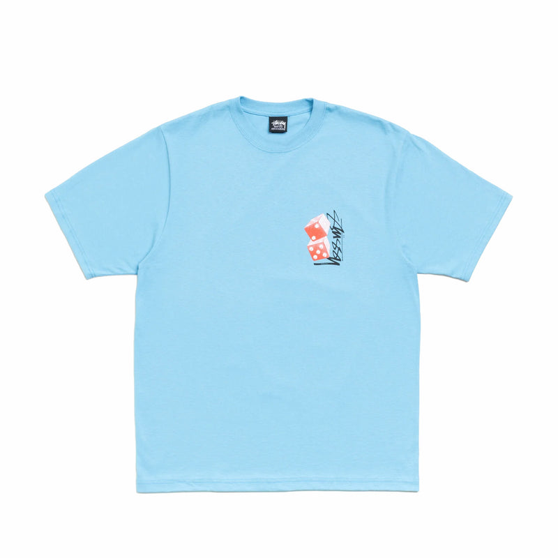 Stüssy Tall Dice Tee (Sky Blue) - August Shop