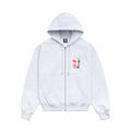 Stüssy Tall Dice Zip Hoodie (Ash Heather) - August Shop
