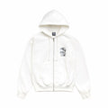 Stüssy Tall Dice Zip Hoodie (Off White) - August Shop