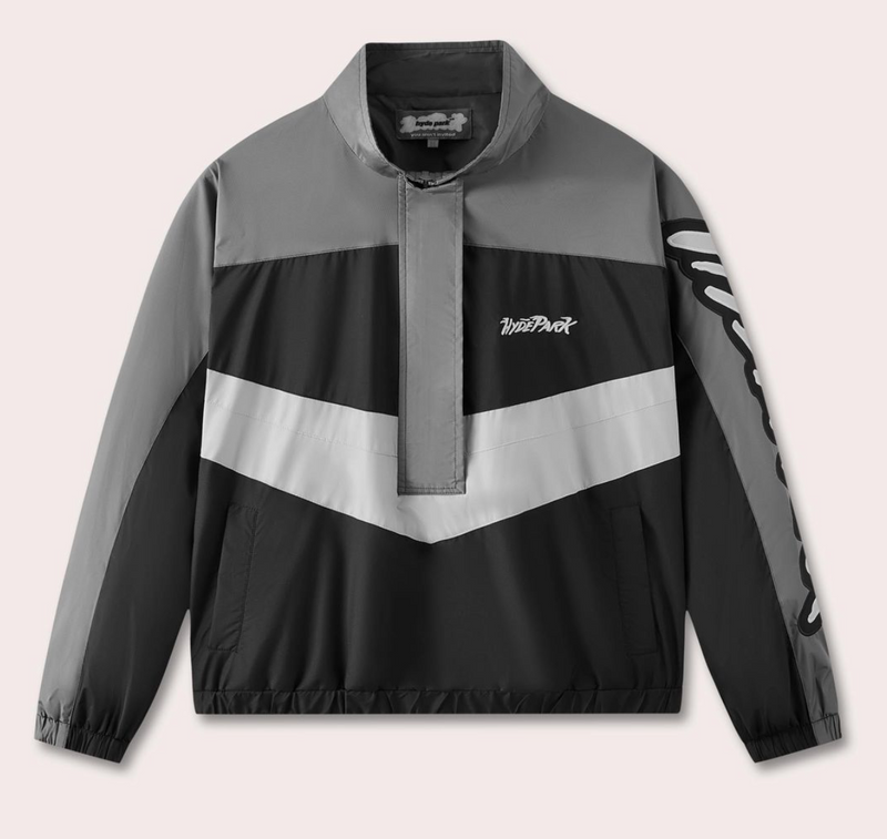 Street Team Windbreaker Jacket - Black