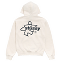 SURF SIZE ZIP HOODIE BONE