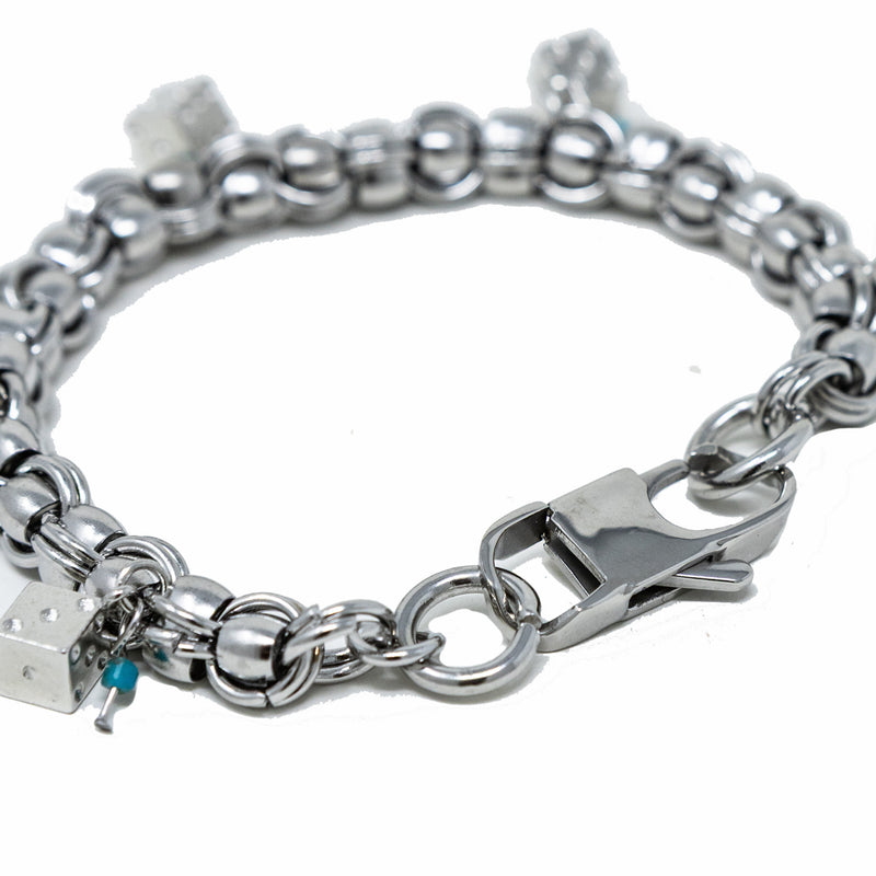 Tears of Venus "Snake Eyes" 7" Bracelet (Silver) - August Shop