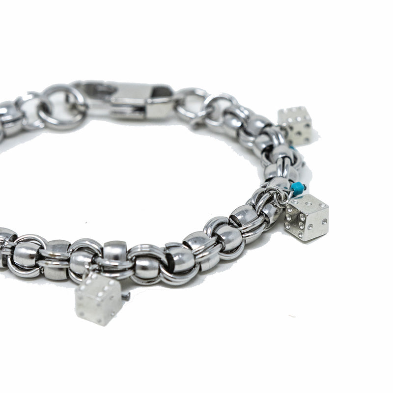 Tears of Venus "Snake Eyes" 8" Bracelet (Silver) - August Shop