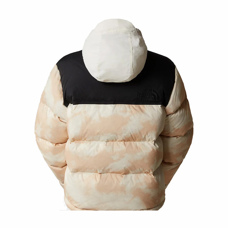 The North Face Women's 92 Crinkle Nuptse Jacket (White Dune/Lo-Fi Hi-Tek Dye Print) - August Shop