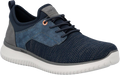 Quarter turn view Men's Rieker Footwear style name Timothy 51 in color Ozean Grey. Sku: B9651-14
