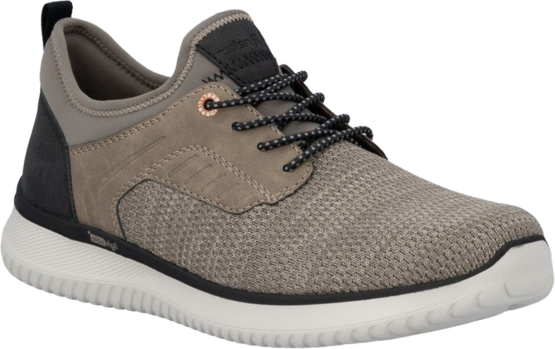 Quarter turn view Men's Rieker Footwear style name Timothy 51 in color Kiesel    . Sku: B9651-64