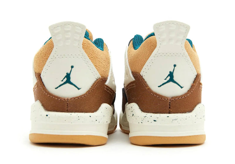 Toddler Jordan 4 Retro Cacao Wow/Geode Teal (FB2215 200)