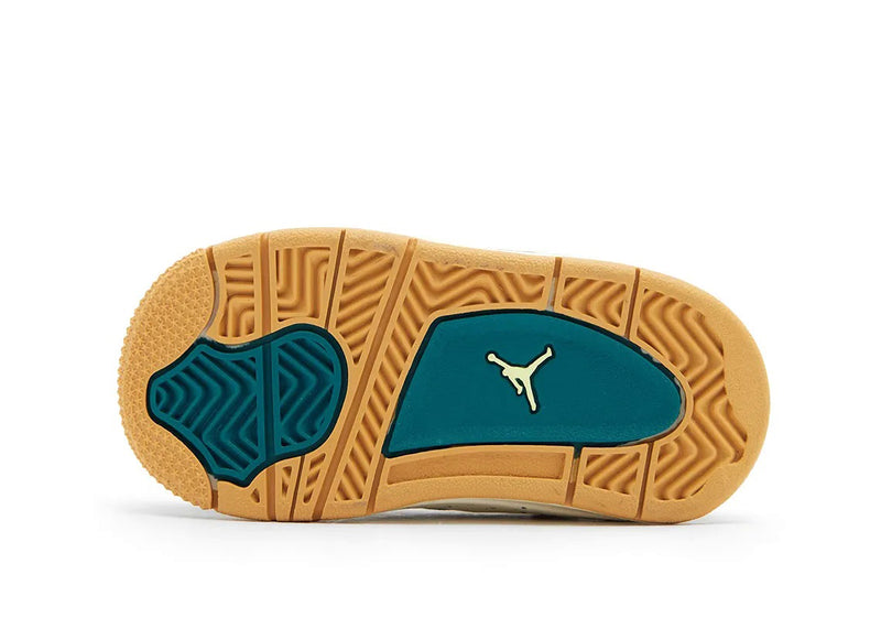 Toddler Jordan 4 Retro Cacao Wow/Geode Teal (FB2215 200)