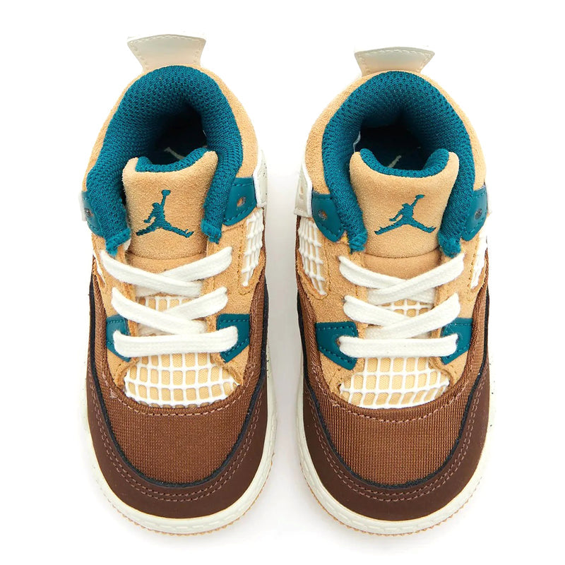 Toddler Jordan 4 Retro Cacao Wow/Geode Teal (FB2215 200)