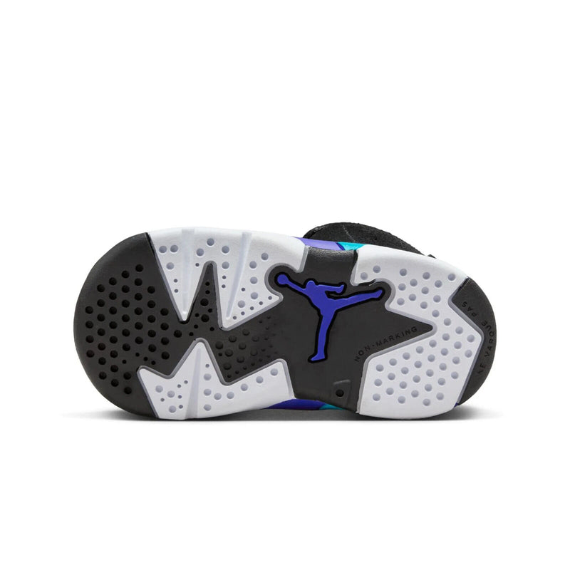 Toddler Jordan 6 Retro "Aqua" Black/Bright Concord-Aquatone (DV3606 004)