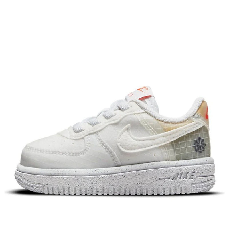 Toddler's Air Force 1 Crater 'Creamwhite Gray' White/White-Orange (DH4341 100)