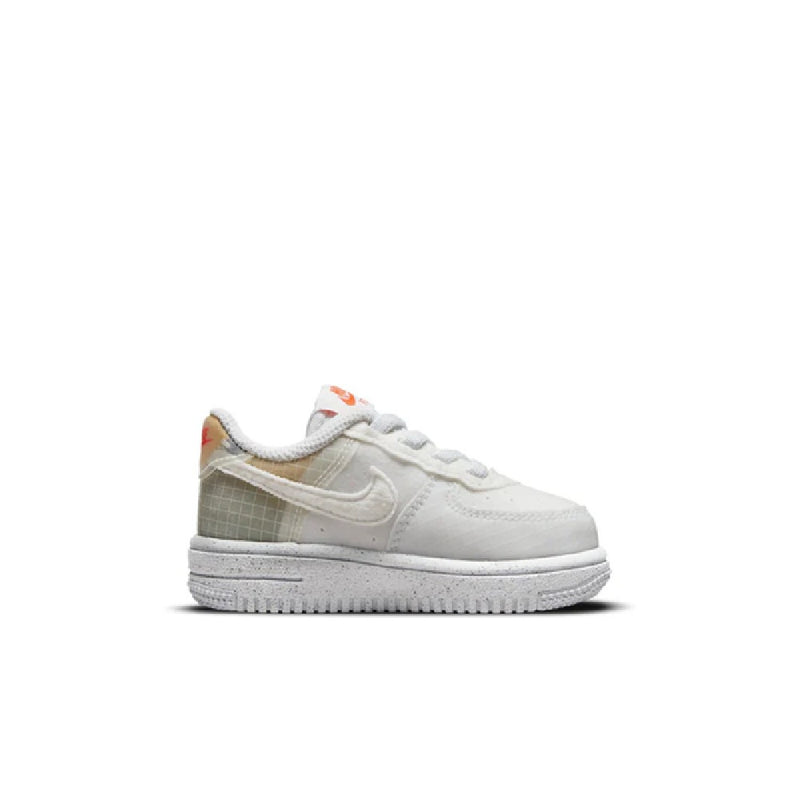 Toddler's Air Force 1 Crater 'Creamwhite Gray' White/White-Orange (DH4341 100)