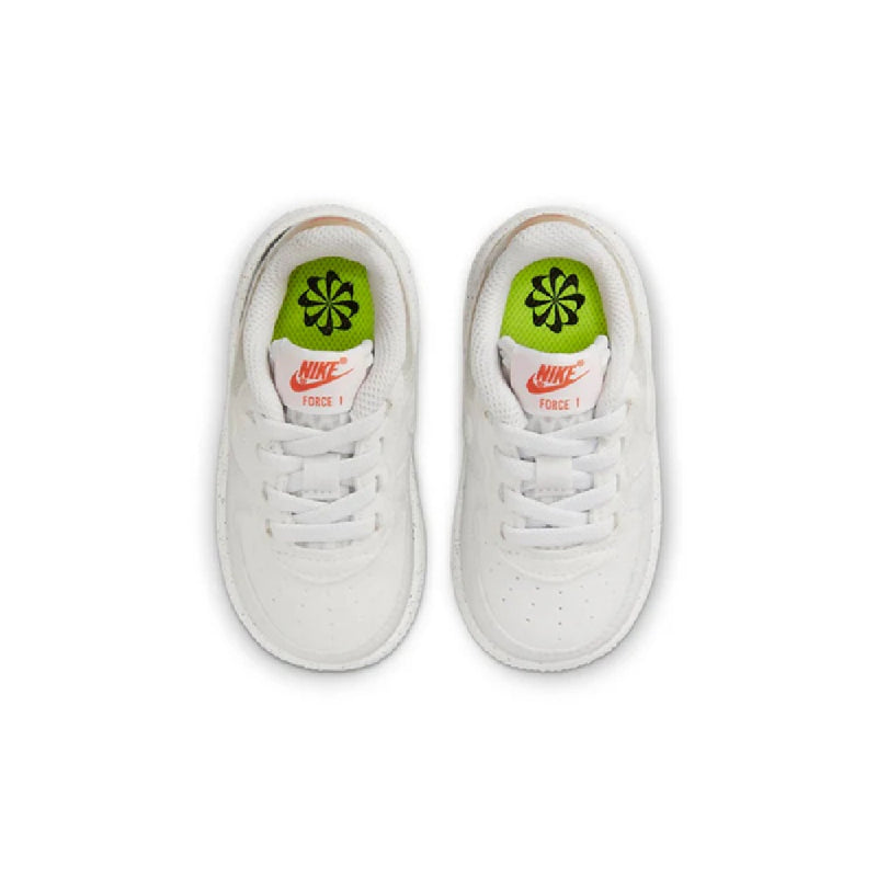 Toddler's Air Force 1 Crater 'Creamwhite Gray' White/White-Orange (DH4341 100)