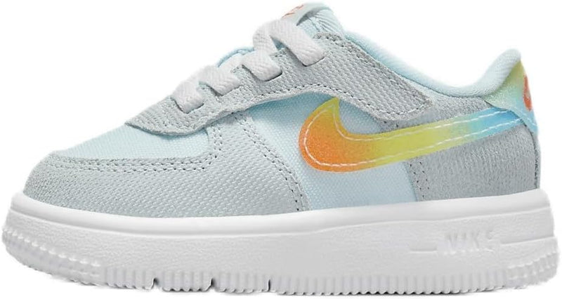 Toddler's Air Force 1 Low Easyon BT Glacier Blue/Orng (HF4784 474)