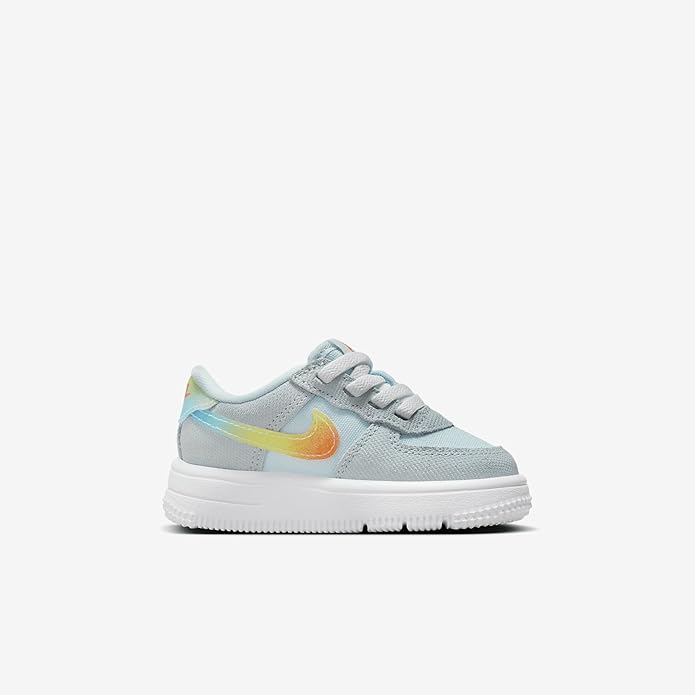 Toddler's Air Force 1 Low Easyon BT Glacier Blue/Orng (HF4784 474)
