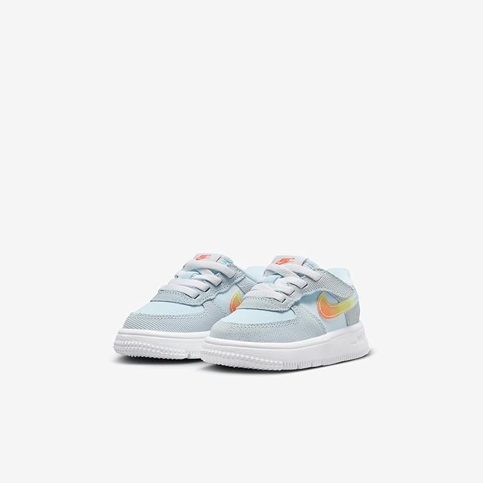 Toddler's Air Force 1 Low Easyon BT Glacier Blue/Orng (HF4784 474)