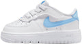 Toddler's Air Force 1 Low Easyon Wht/Aquarius Blue-Wht (FN0236 107)