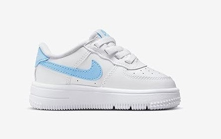 Toddler's Air Force 1 Low Easyon Wht/Aquarius Blue-Wht (FN0236 107)