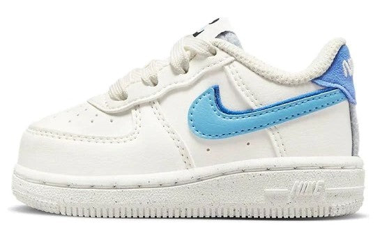 Toddler's Air Force 1 LV8 2 Sail/Bl Chill-Medium Blue (DV0753 100)