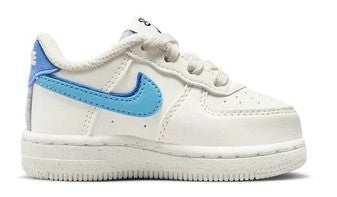 Toddler's Air Force 1 LV8 2 Sail/Bl Chill-Medium Blue (DV0753 100)