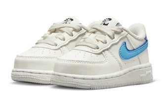 Toddler's Air Force 1 LV8 2 Sail/Bl Chill-Medium Blue (DV0753 100)