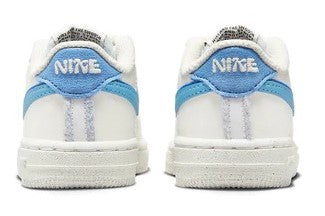 Toddler's Air Force 1 LV8 2 Sail/Bl Chill-Medium Blue (DV0753 100)
