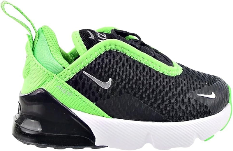 Toddler's Air Max 270 Black/Chrome-Green Strike (DD1646 021)