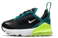 Toddler's Air Max 270 Black/White-Bright Spruce (DD1646 026)
