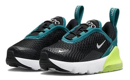Toddler's Air Max 270 Black/White-Bright Spruce (DD1646 026)