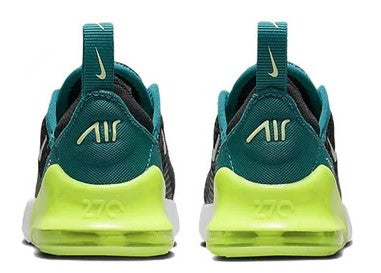Toddler's Air Max 270 Black/White-Bright Spruce (DD1646 026)